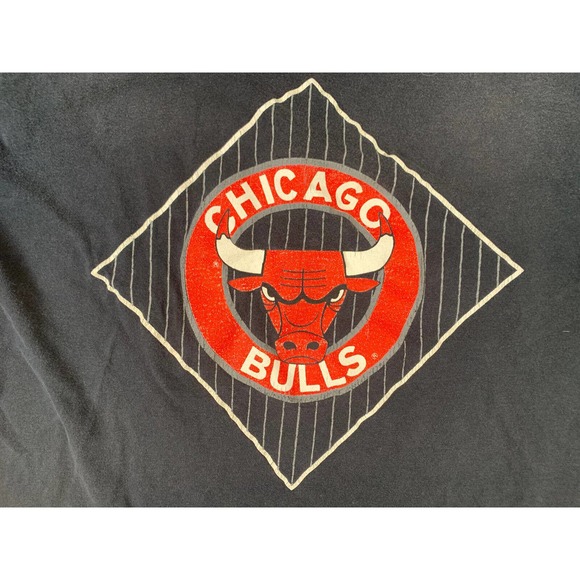 Vintage 90s Chicago Bulls T Shirt Tee Single Stitch Artex Sz M USA NBA Basketbal - Picture 2 of 7